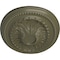 Ekena Millwork Saverne Ceiling Medallion, Hand-Painted Painted Turtle, 18 1/2"W x 13 1/2"H x 1 7/8"P CM18SAPTF - alternate 3